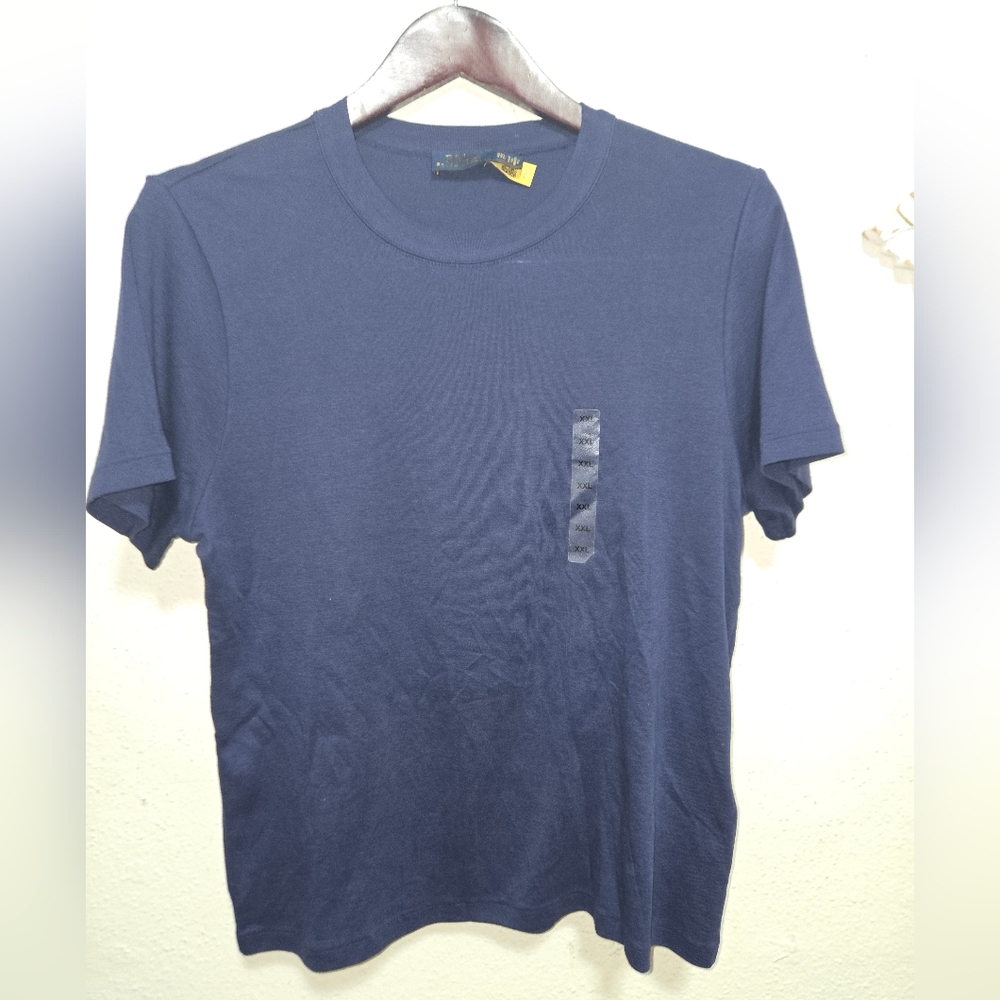 New Polo Ralph Lauren Men's Cotton Jersey Sleep Shirt L Navy M1116 size XXL